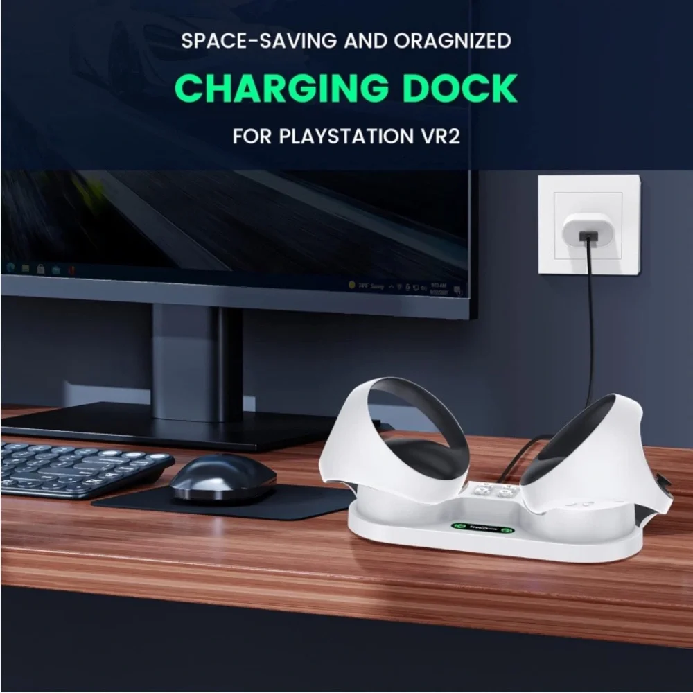 New Charging Station for Playstation VR2 Sense Controller - Charging Dock